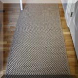 D15. Smith and Hawken basketweave outdoor runner. - $36